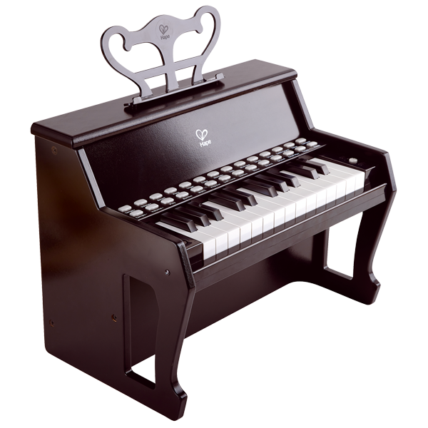 Leuchtasten-Piano, schwarz