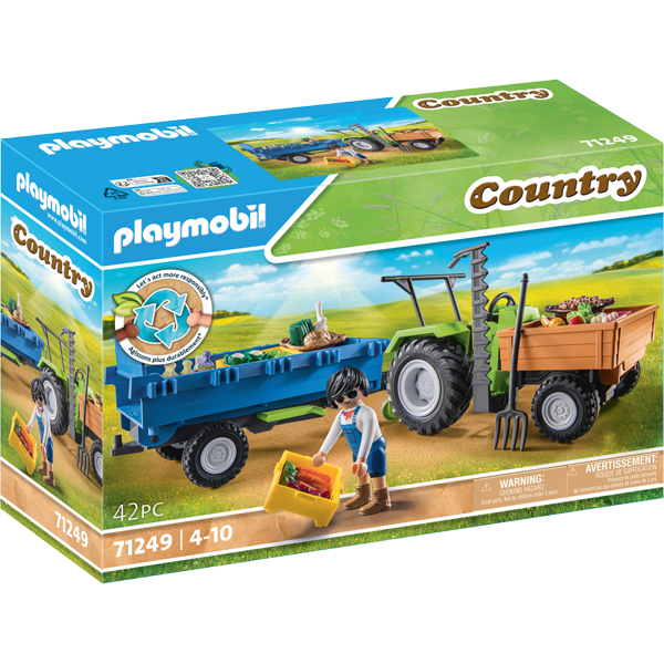 Playmobil 71249 Traktor mit Hänger